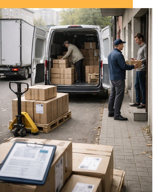 Доставка грузов от двери до двери с таможней от 45635 руб.