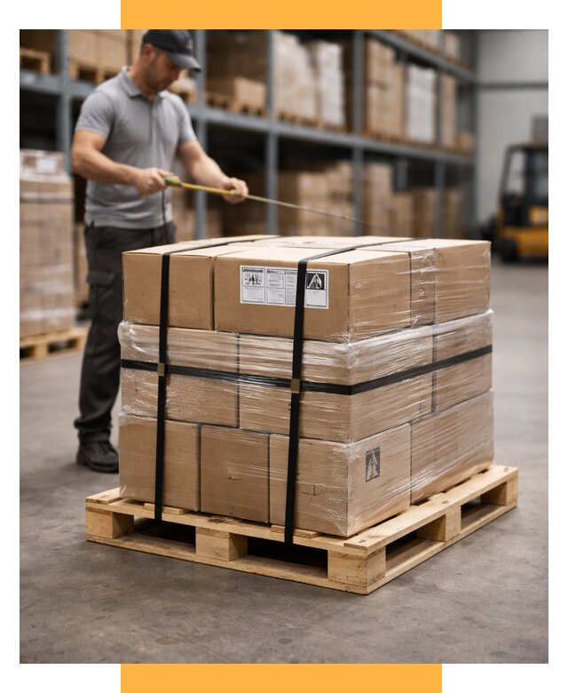 Упаковка и паллетирование грузов от 3549 р. | СетСервис-Бль