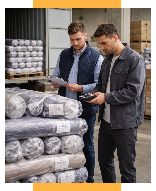 Доставка текстиля из Турции от 45635 р. под ключ, СетСервис-Бль