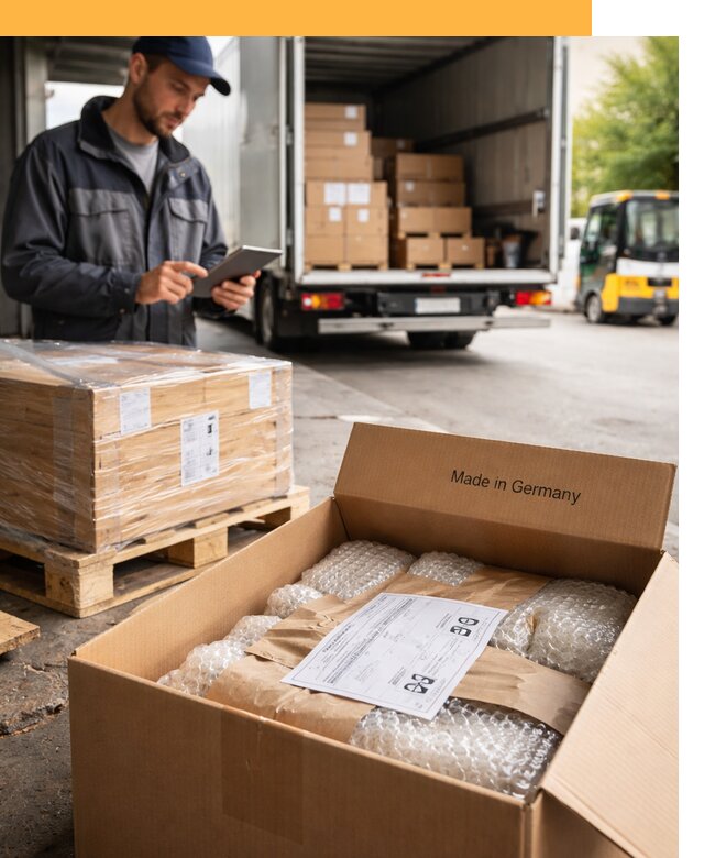 Доставка грузов из Германии от 45635 руб с таможенным оформлением