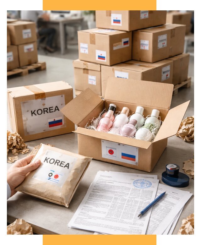 Доставка косметики из Кореи от 8620 р. под ключ | СетСервис-Бль