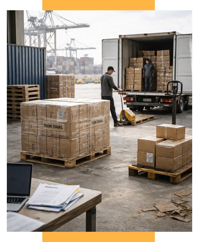 Доставка грузов из Израиля от 15212 р., логистика от СетСервис-Бль