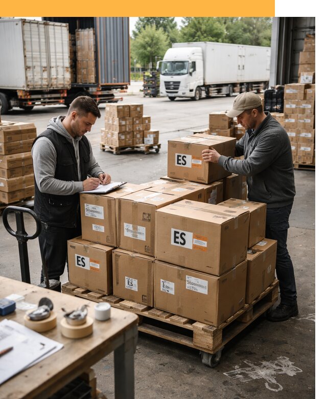 Доставка грузов в Испанию автотранспортом от 35494 руб