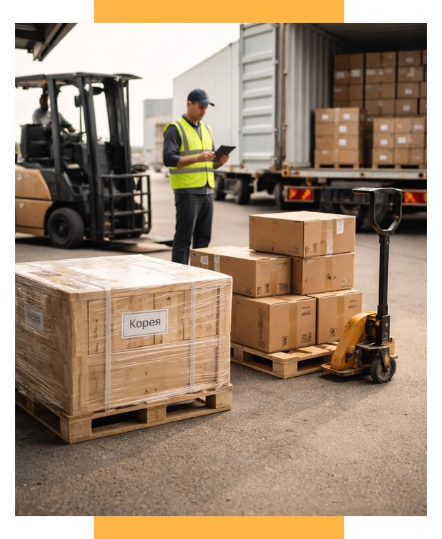 Доставка грузов в Корею из России от 35494 р. | СетСервис-Бль