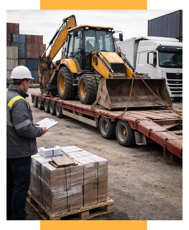 Международная перевозка спецтехники от 45635 р., СетСервис-Бль