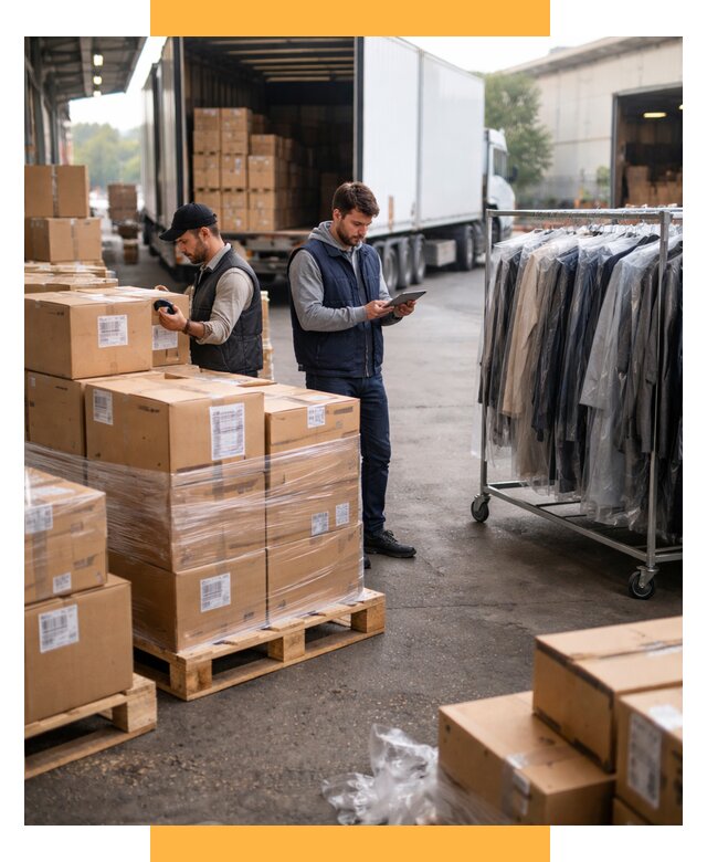 Перевозка и доставка одежды из Китая от 7606 р., СетСервис-Бль