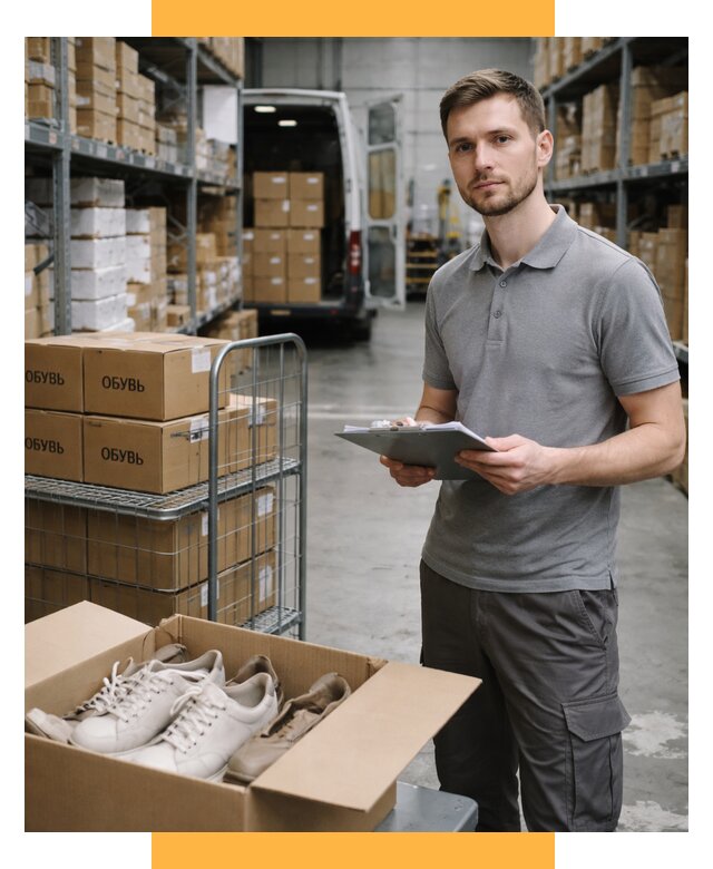 Доставка обуви из Китая и Турции от 4563 р. СетСервис-Бль