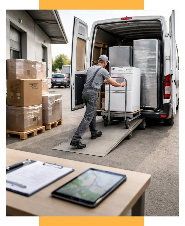 Перевозка бытовой техники от 6592 р. - логистика СетСервис-Бль