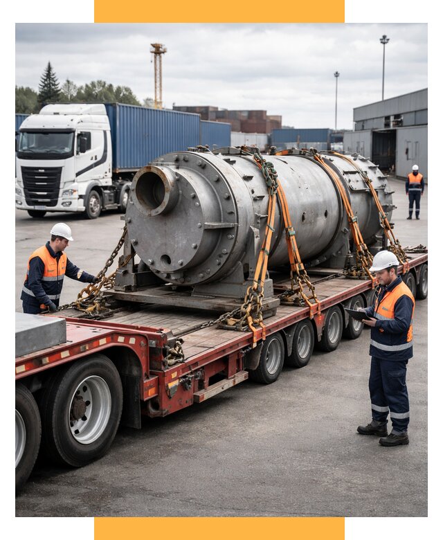 Перевозка тяжеловесных грузов под ключ от 152115 р. | СетСервис-Бль