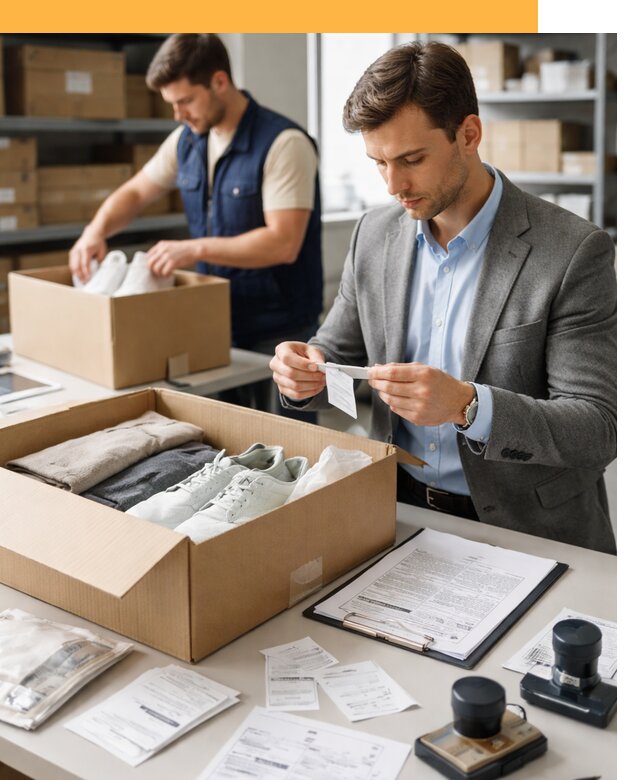 Таможенное оформление одежды и обуви по выгодной цене от 6592 руб