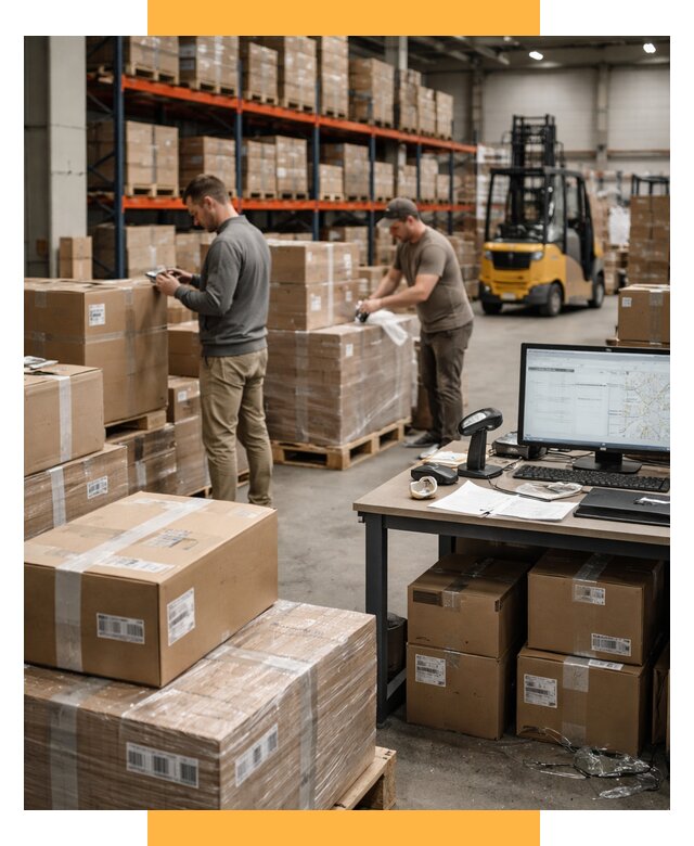 Склад консолидации в Европе от 6592 р., услуги СетСервис-Бль